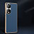 Soft Luxury Leather Snap On Case Cover JB2 for Huawei Honor 70 Pro 5G Blue