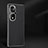 Soft Luxury Leather Snap On Case Cover JB2 for Huawei Honor 80 Pro 5G Black