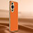 Soft Luxury Leather Snap On Case Cover JB2 for Huawei Nova 11 Orange