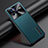 Soft Luxury Leather Snap On Case Cover JB3 for Vivo X80 5G Green