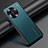 Soft Luxury Leather Snap On Case Cover JB3 for Vivo X90 5G Green