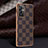 Soft Luxury Leather Snap On Case Cover JB4 for OnePlus 9 5G Brown