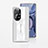 Soft Luxury Leather Snap On Case Cover JB5 for Huawei P50 White