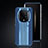 Soft Luxury Leather Snap On Case Cover JB6 for Huawei Honor Magic5 Ultimate 5G Blue