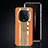 Soft Luxury Leather Snap On Case Cover JB6 for Huawei Honor Magic5 Ultimate 5G Orange