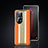 Soft Luxury Leather Snap On Case Cover JB6 for Huawei P50 Orange