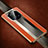 Soft Luxury Leather Snap On Case Cover K01 for Huawei Mate 40E Pro 4G Orange