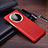 Soft Luxury Leather Snap On Case Cover L01 for Huawei Mate 40 Red