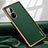 Soft Luxury Leather Snap On Case Cover LD1 for Huawei P50 Pro Green