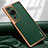 Soft Luxury Leather Snap On Case Cover LD1 for Huawei P60 Art Green