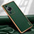 Soft Luxury Leather Snap On Case Cover LD1 for Huawei P60 Green