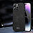 Soft Luxury Leather Snap On Case Cover LD2 for Apple iPhone 15 Pro Black