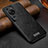 Soft Luxury Leather Snap On Case Cover LD2 for Huawei P60 Art Black