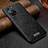 Soft Luxury Leather Snap On Case Cover LD2 for Huawei P60 Black