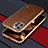 Soft Luxury Leather Snap On Case Cover LD3 for Apple iPhone 15 Pro Max Brown