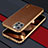 Soft Luxury Leather Snap On Case Cover LD3 for Apple iPhone 16 Pro Max Brown