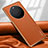 Soft Luxury Leather Snap On Case Cover LD4 for Huawei Mate 60 Orange