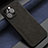 Soft Luxury Leather Snap On Case Cover LS1 for Apple iPhone 16 Pro Black