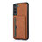 Soft Luxury Leather Snap On Case Cover M04T for Samsung Galaxy S21 FE 5G