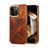 Soft Luxury Leather Snap On Case Cover MT2 for Apple iPhone 15 Pro