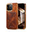 Soft Luxury Leather Snap On Case Cover MT2 for Apple iPhone 15 Pro Max