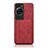 Soft Luxury Leather Snap On Case Cover MT2 for Huawei P60 Pro Red