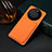 Soft Luxury Leather Snap On Case Cover MT4 for Huawei Mate 60 Orange