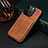 Soft Luxury Leather Snap On Case Cover MT5 for Apple iPhone 14 Pro