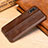 Soft Luxury Leather Snap On Case Cover P02 for Huawei P20 Brown