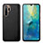 Soft Luxury Leather Snap On Case Cover P03 for Huawei P30 Pro Black