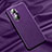 Soft Luxury Leather Snap On Case Cover QK1 for Huawei Honor 50 5G Purple