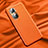 Soft Luxury Leather Snap On Case Cover QK1 for Huawei Nova 9 Orange