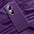 Soft Luxury Leather Snap On Case Cover QK1 for Huawei P50 Pro Purple