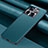 Soft Luxury Leather Snap On Case Cover QK1 for OnePlus 10T 5G Cyan