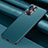 Soft Luxury Leather Snap On Case Cover QK1 for Samsung Galaxy A23 4G Cyan