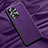 Soft Luxury Leather Snap On Case Cover QK1 for Samsung Galaxy A32 4G Purple