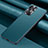 Soft Luxury Leather Snap On Case Cover QK1 for Samsung Galaxy A33 5G Cyan