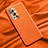 Soft Luxury Leather Snap On Case Cover QK1 for Vivo X70 Pro 5G Orange