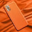 Soft Luxury Leather Snap On Case Cover QK1 for Xiaomi Redmi Note 10 5G Orange