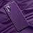 Soft Luxury Leather Snap On Case Cover QK1 for Xiaomi Redmi Note 10 5G Purple