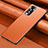 Soft Luxury Leather Snap On Case Cover QK1 for Xiaomi Redmi Note 11 Pro 4G Orange