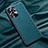 Soft Luxury Leather Snap On Case Cover QK1 for Xiaomi Redmi Note 11 SE India 4G Green