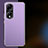 Soft Luxury Leather Snap On Case Cover QK2 for Huawei Honor 90 Pro 5G Purple