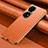 Soft Luxury Leather Snap On Case Cover QK2 for Huawei P50 Orange