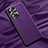 Soft Luxury Leather Snap On Case Cover QK2 for Samsung Galaxy A72 4G Purple