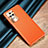 Soft Luxury Leather Snap On Case Cover QK2 for Xiaomi Redmi K50 5G Orange