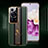 Soft Luxury Leather Snap On Case Cover QK4 for Huawei P60 Pro