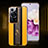 Soft Luxury Leather Snap On Case Cover QK4 for Huawei P60 Pro Yellow