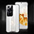 Soft Luxury Leather Snap On Case Cover QK4 for Huawei P60 White