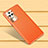 Soft Luxury Leather Snap On Case Cover QK4 for Xiaomi Redmi K50 Pro 5G Orange